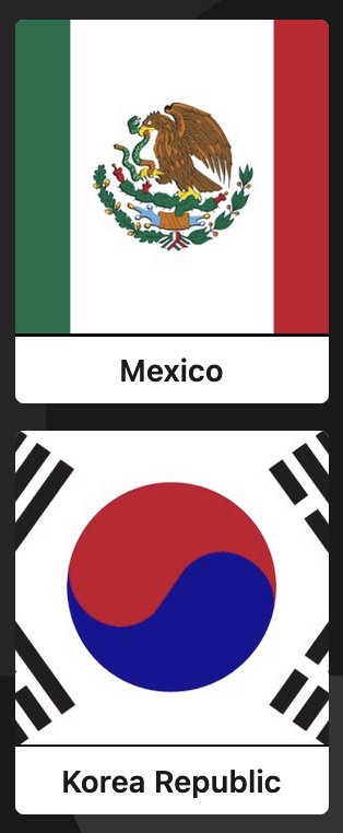 MEXICO v SOUTH KOREA
