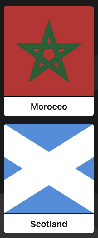 SCOTLAND v MOROCCO