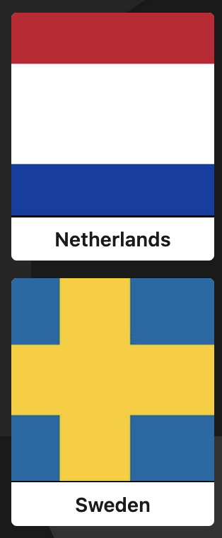 NETHERLANDS v SWEDEN