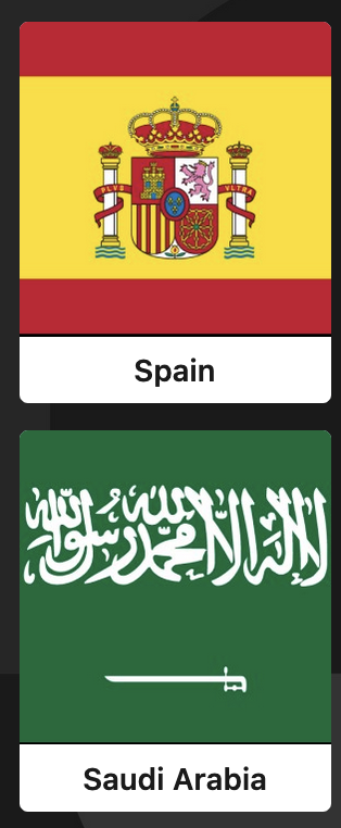SPAIN v SAUDI ARABIA