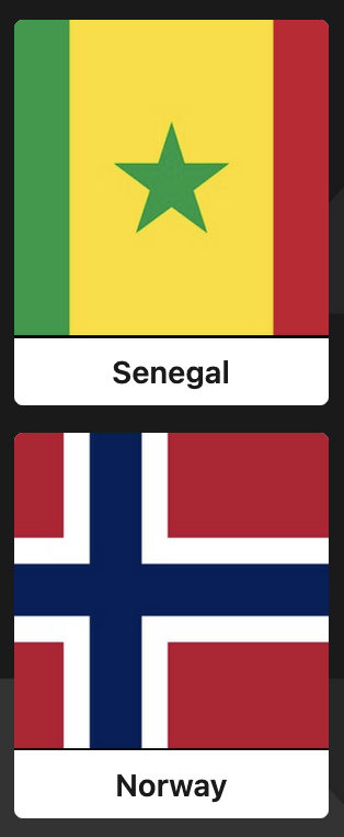 NORWAY v SENEGAL