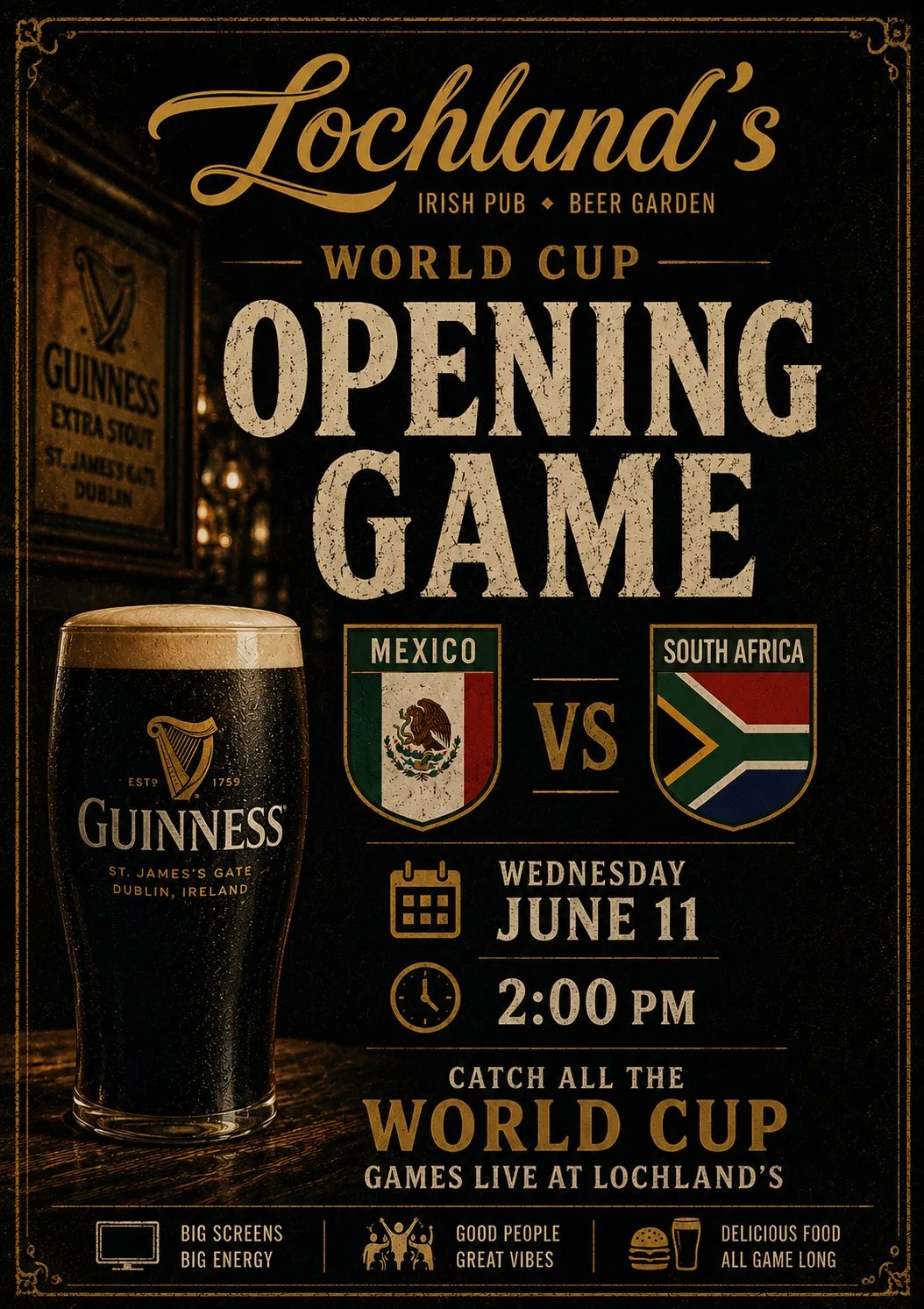 WORLD CUP OPENING DAY!