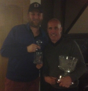Men's winter league champion Ian Price (right) alongside runner up Matthew Fletcher (left)