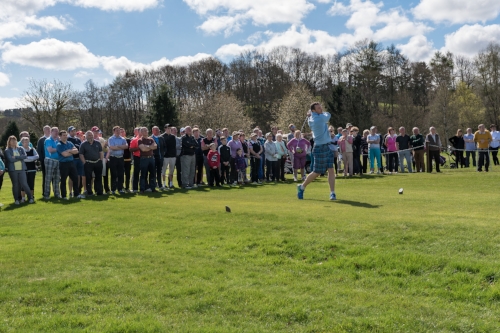 2017 Club Captain Tom Davies 'driving' into office