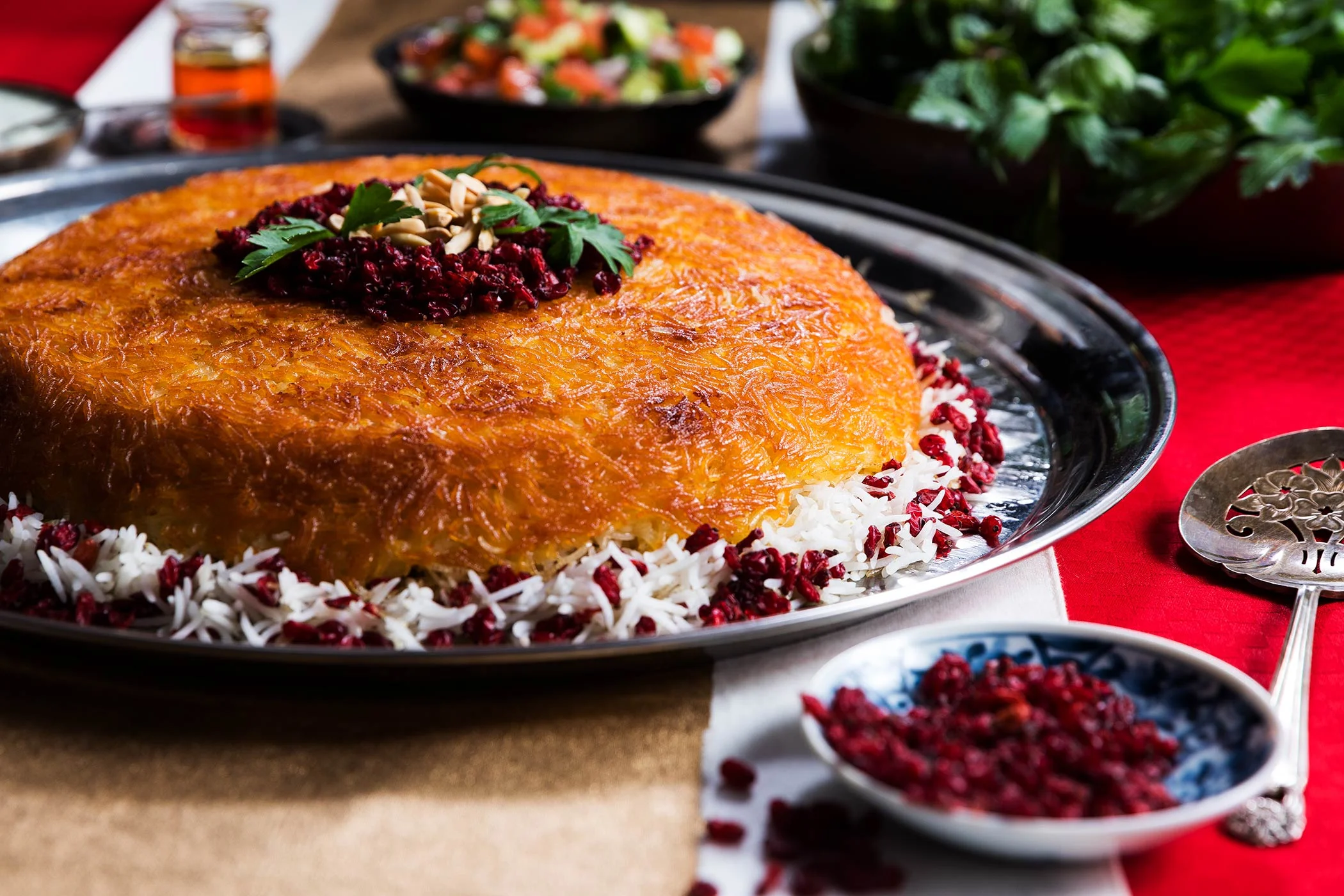Baked Persian Rice (Tahchin)