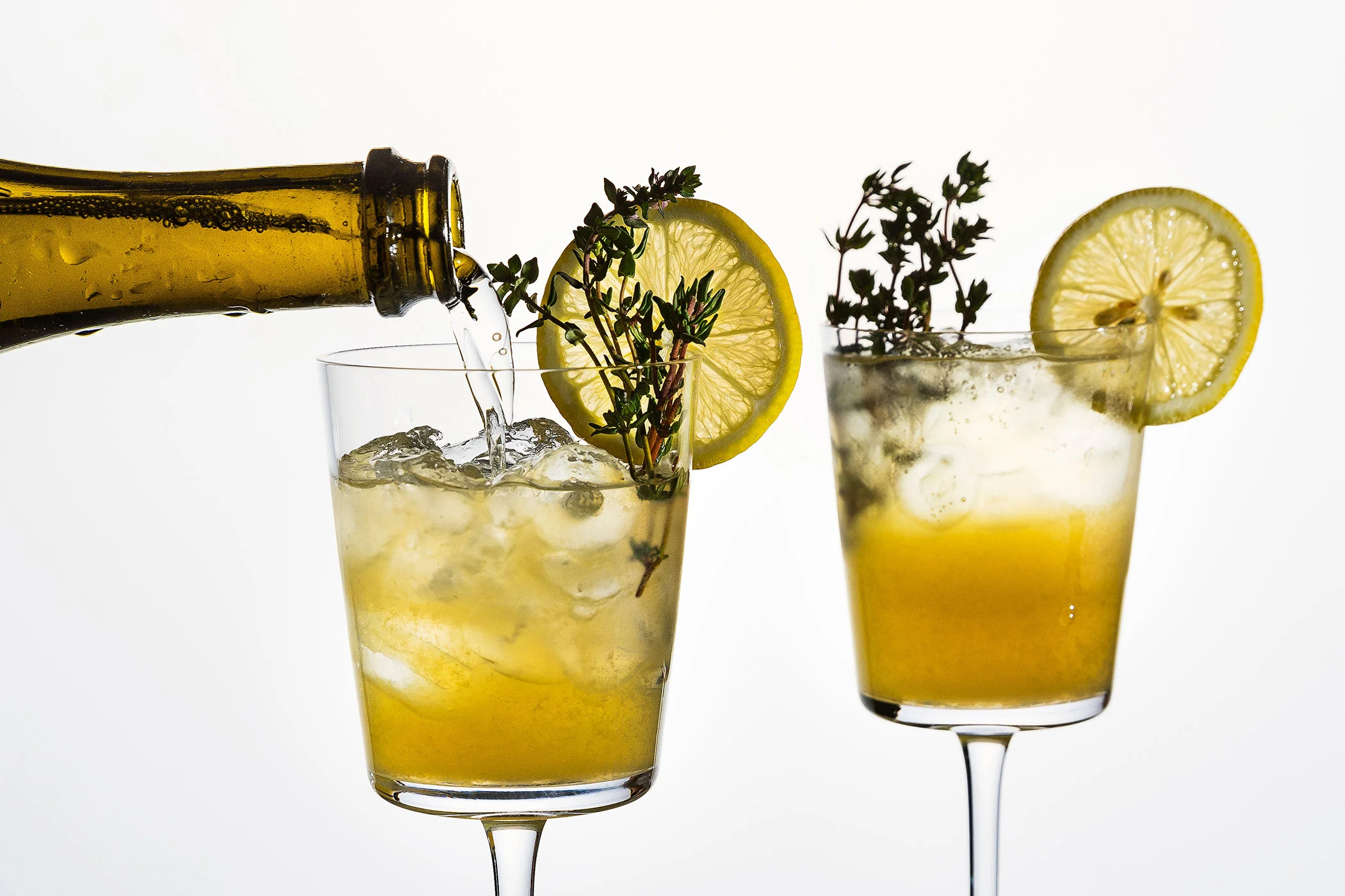 Thyme-Infused Wine Punch
