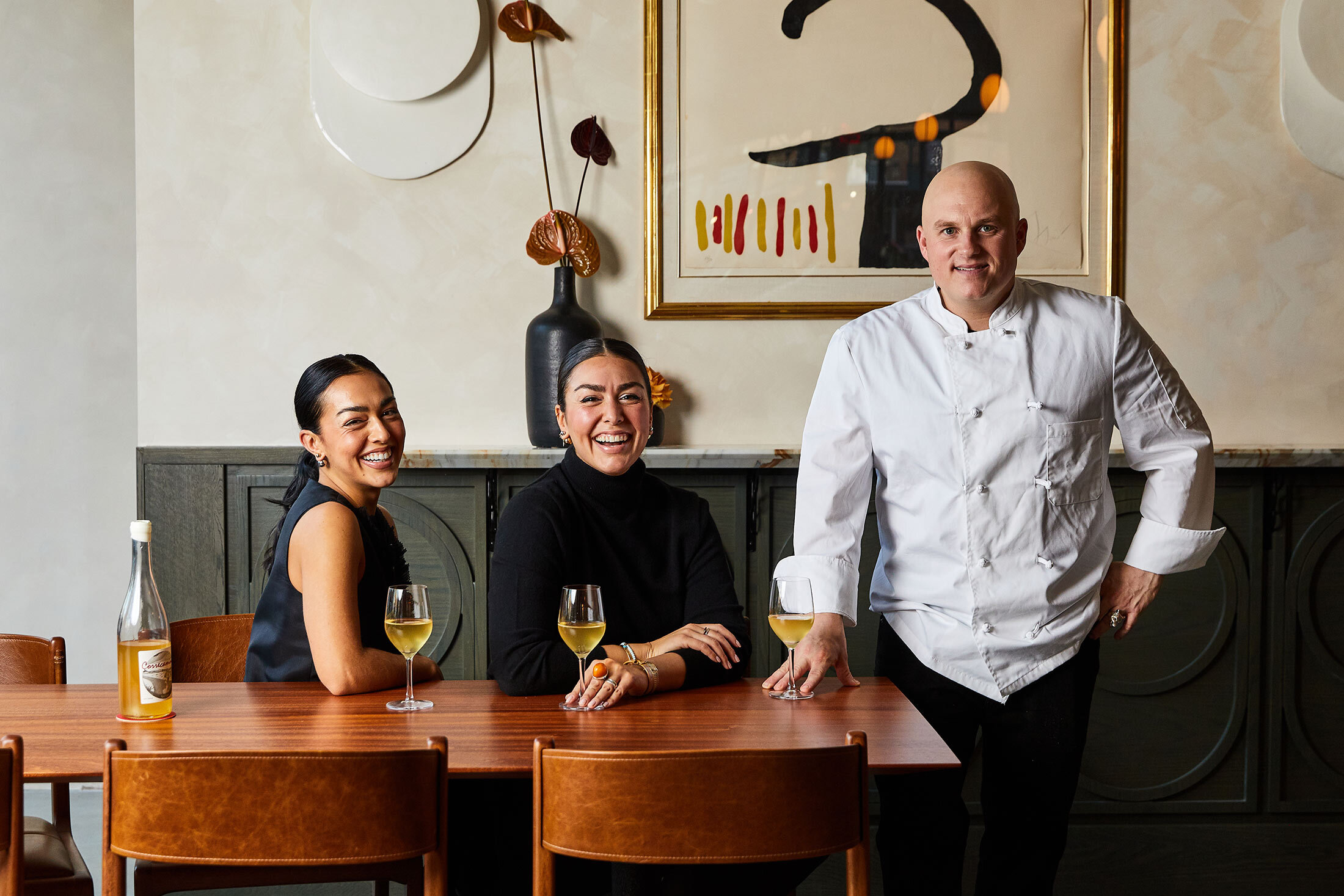  Alexandra Niakani, Davitta Niakani, Chef Ryan Bartlow, Ernesto’s 