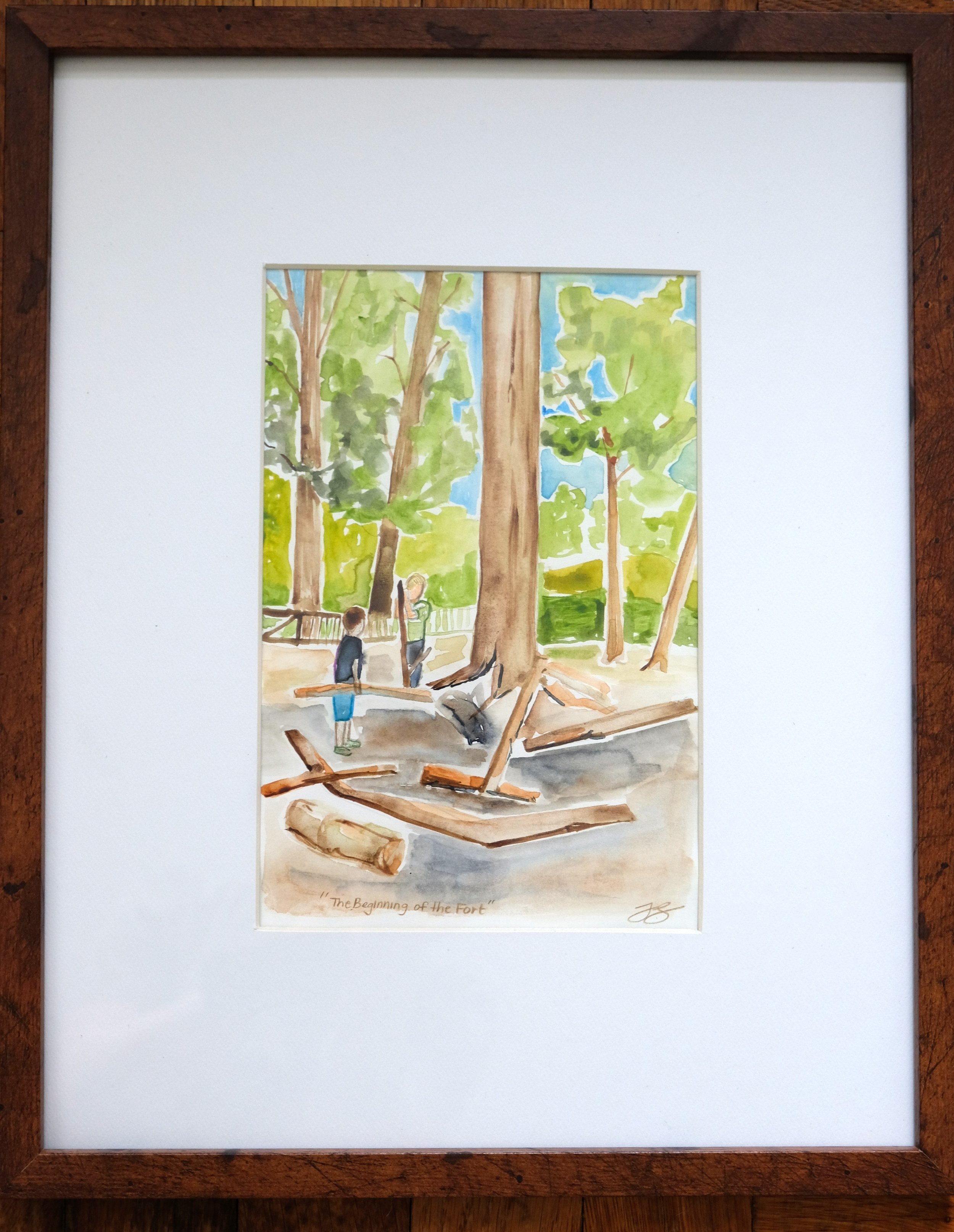 The Beginning of the Fort - Framed.JPG