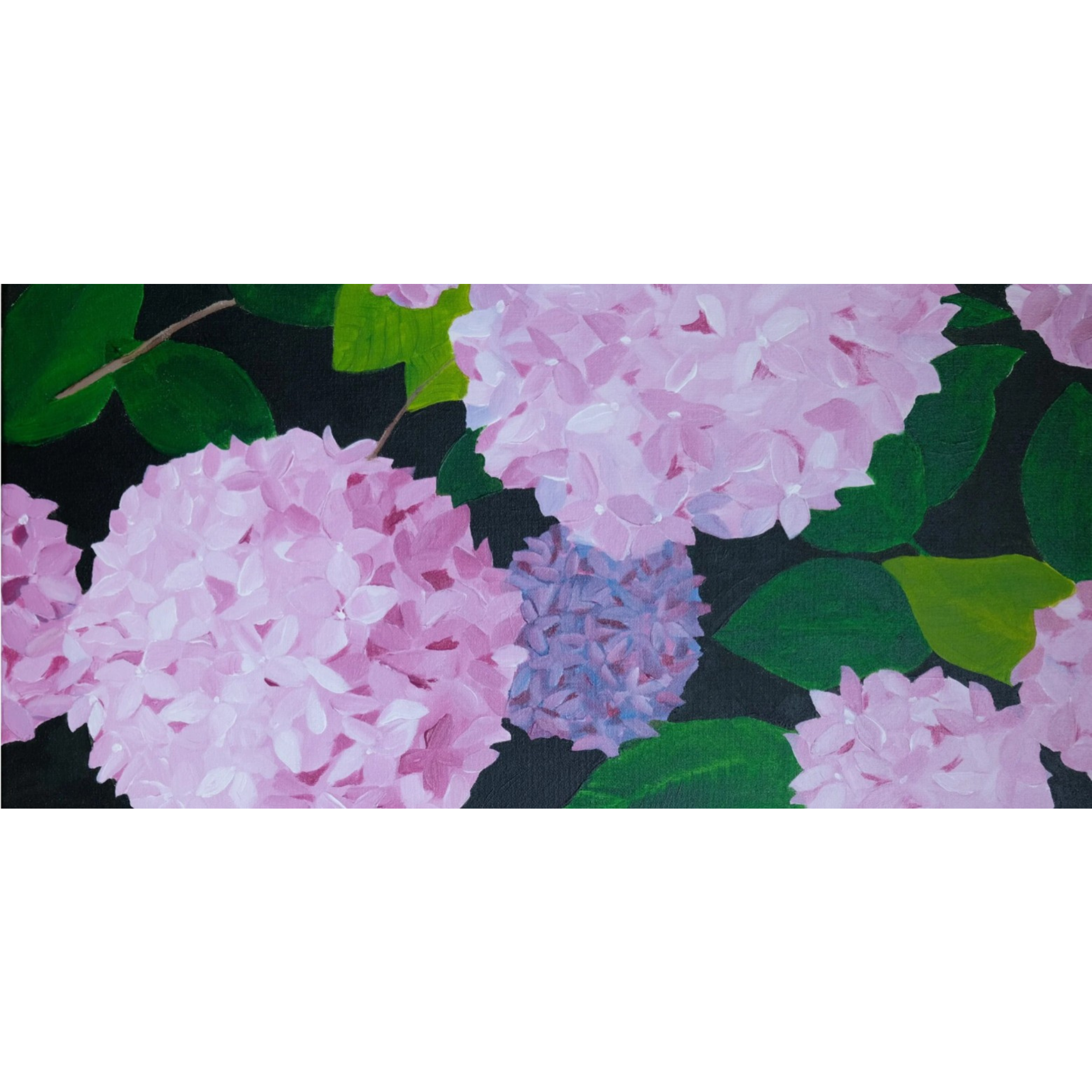 A Deep Breath - Acrylic Painting 12x24