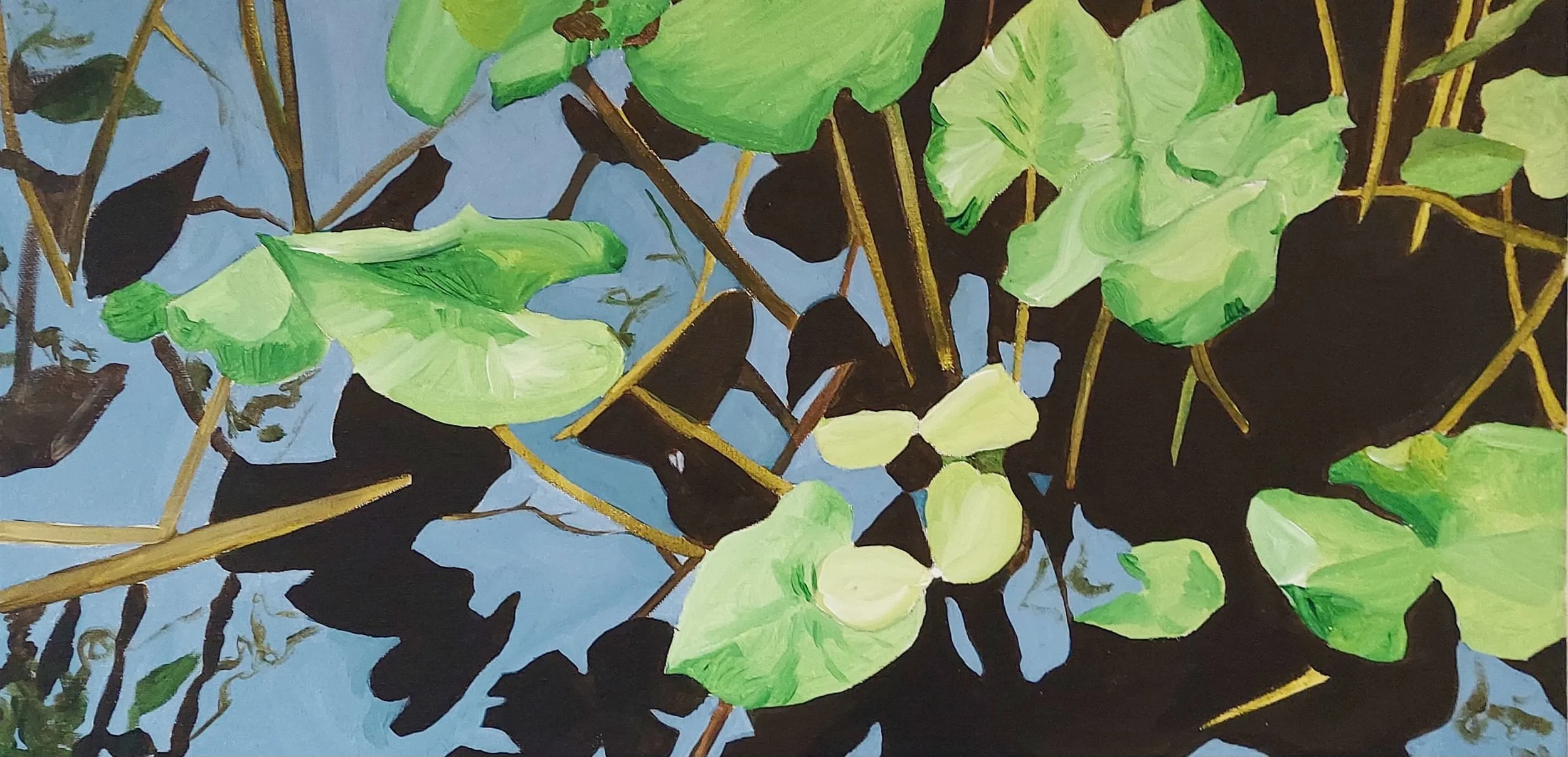 Summer on the Potomac, Acrylic on Canvas, 12x24.jpg