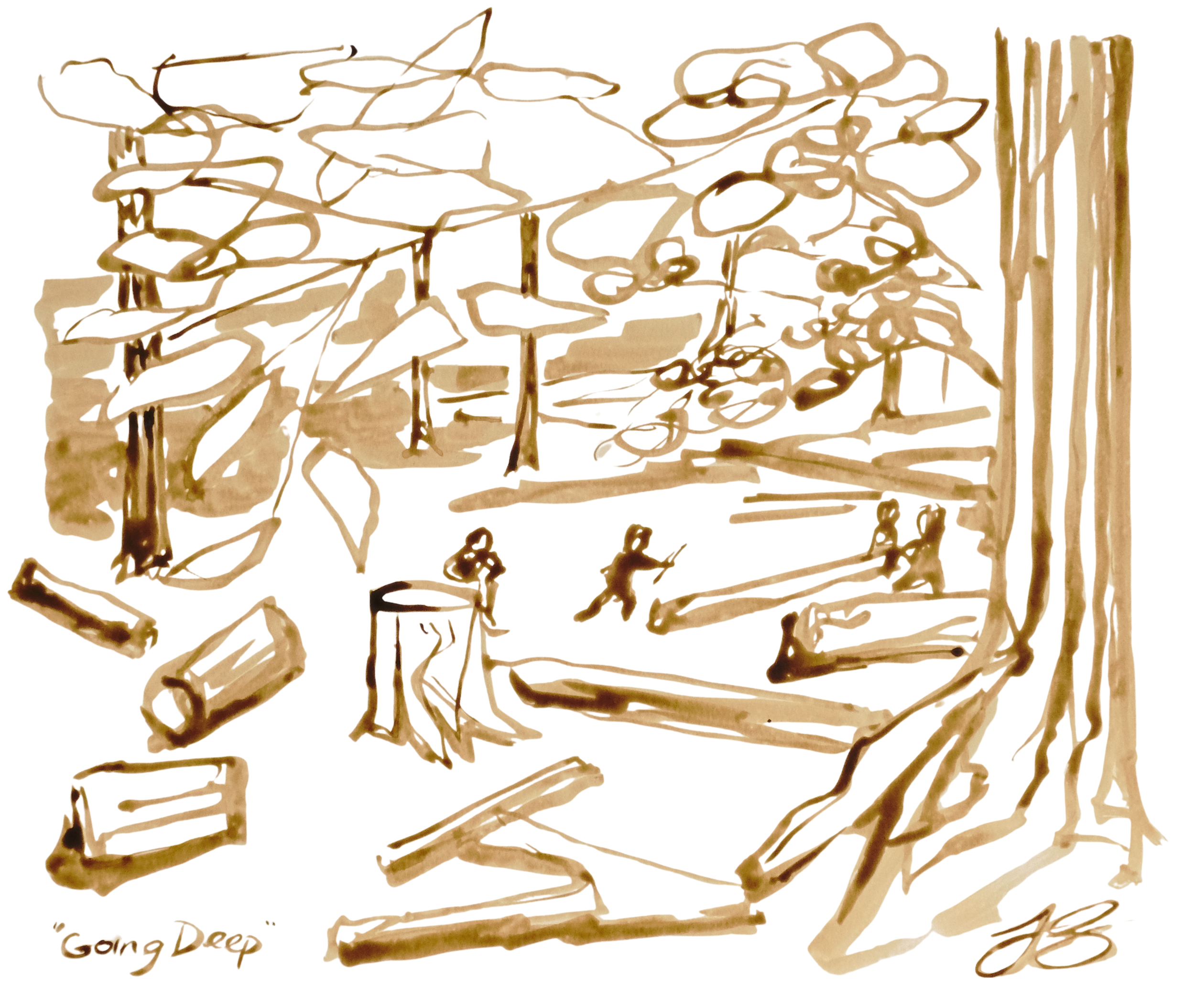 Going Deep, 11x14 Print