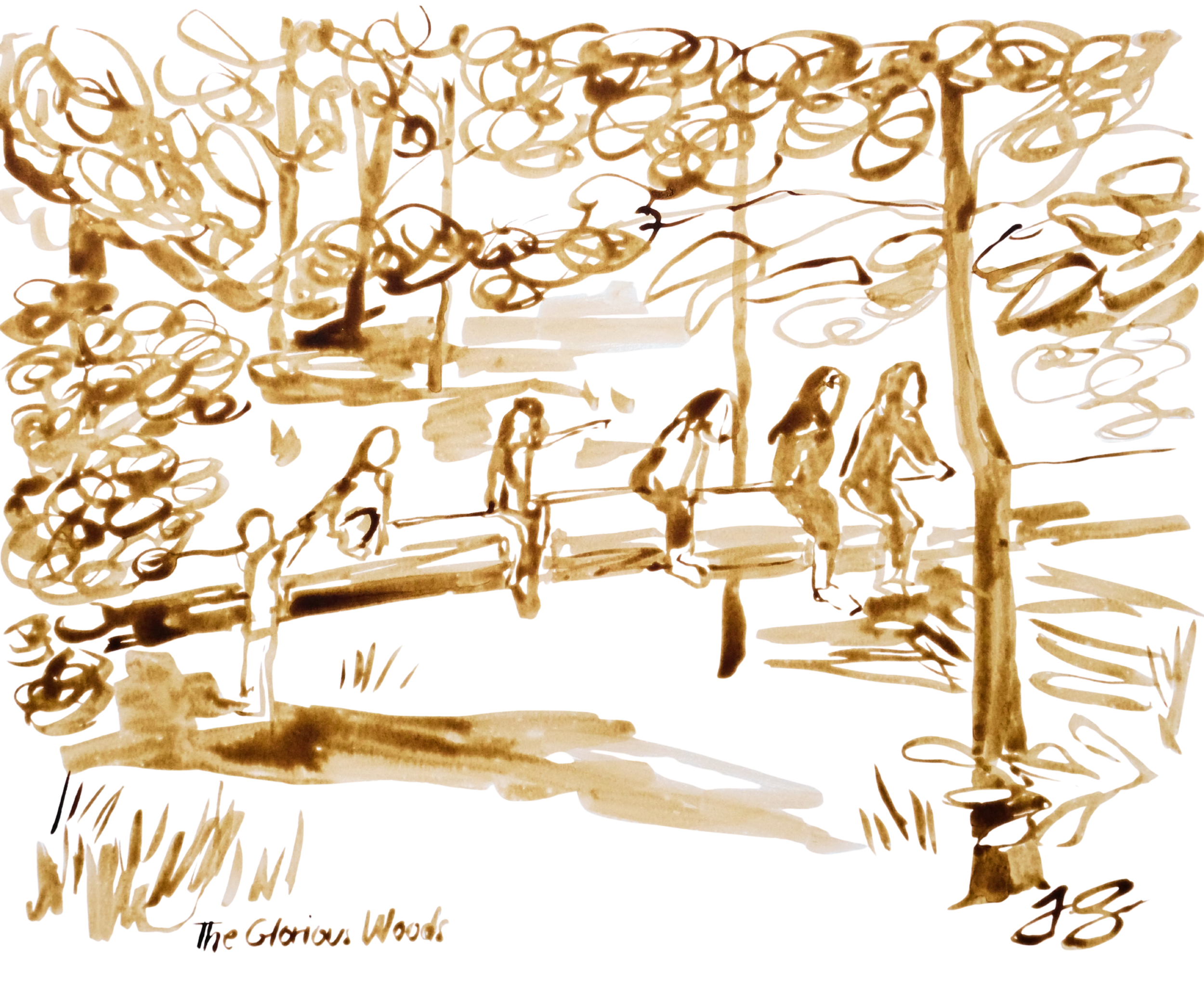 The Glorious Woods, 11x14 Print