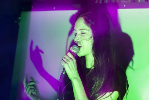 Marie Davidson at Hotel Vegas 03/16/17. Photo by ESSENTIALS