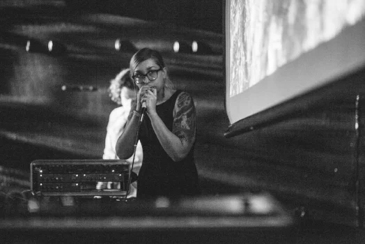 Troller at The Hideout Theatre 03/17/17. Photo by Melissa Cha