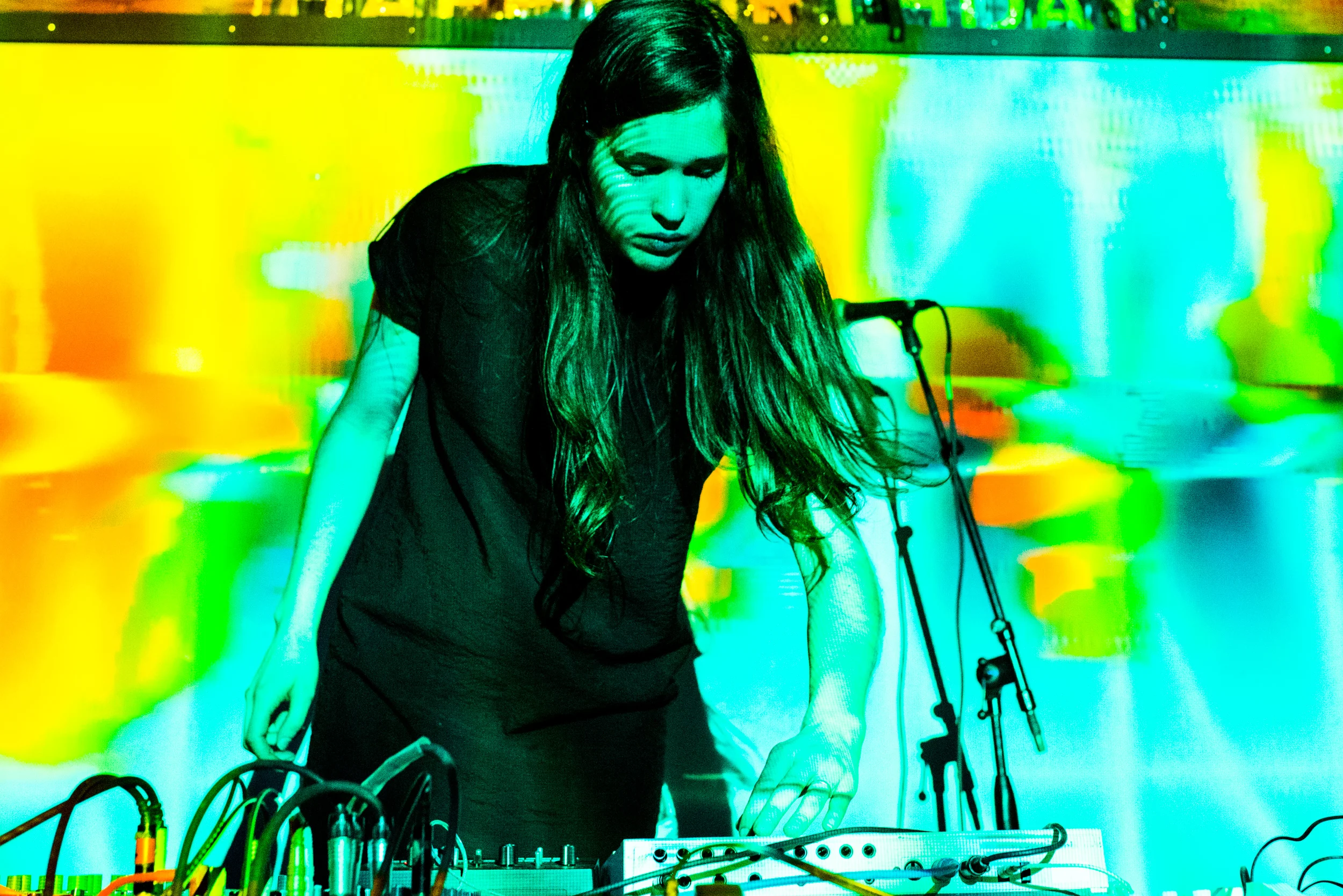 Marie Davidson at Hotel Vegas 03/16/17. Photo by Olivia Vale