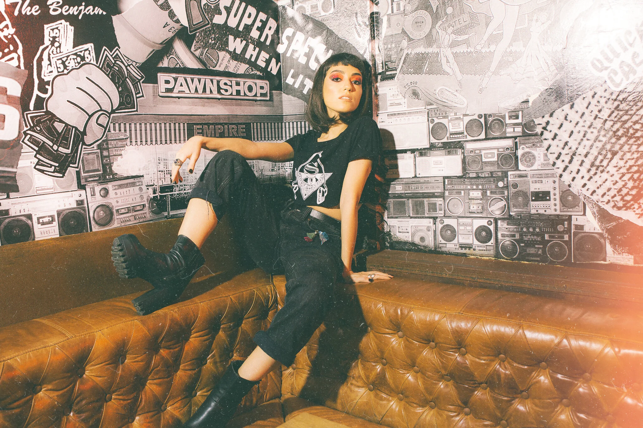 PHOTOGRAPHER: TIM SADIK MODELS: NELL, DAWN AND NICK - SECRET SOCIETY MAKEUP: EFIE HAIR: LINDSEY BURO