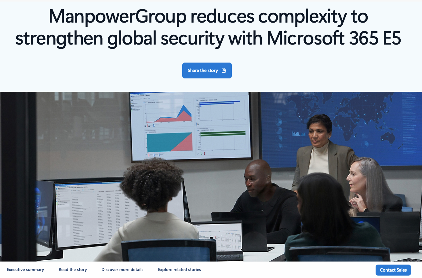 Microsoft ManpowerGroup Customer Story