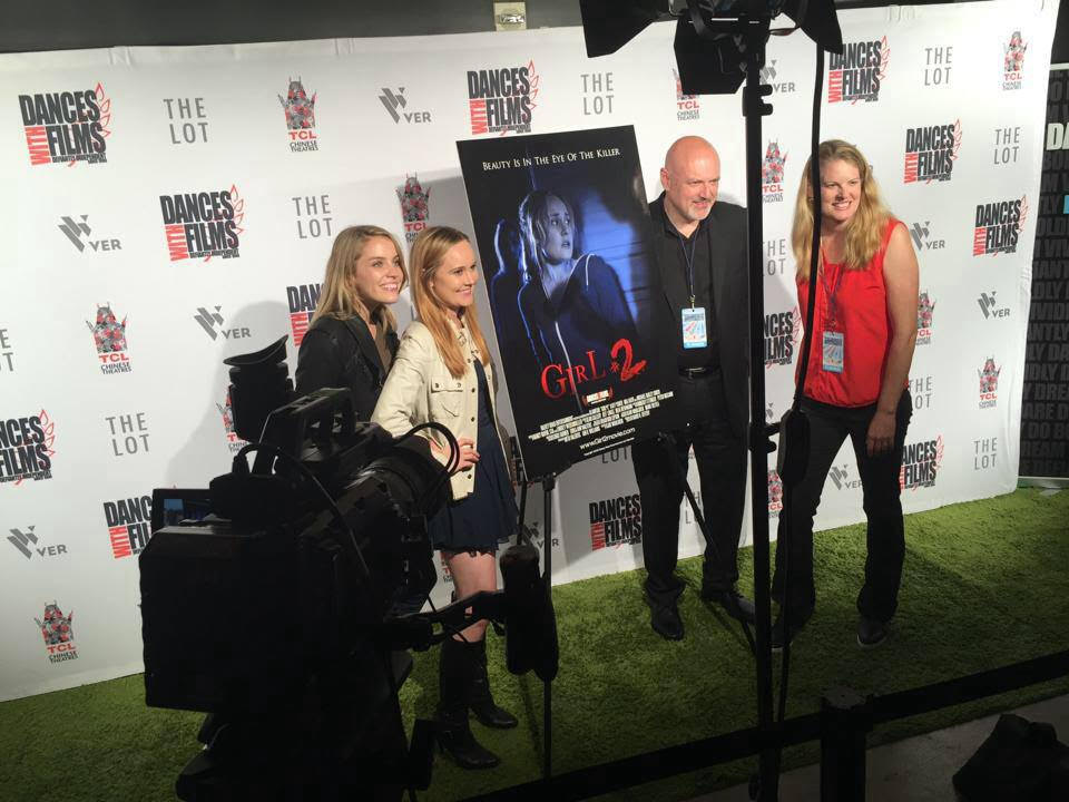 On the carpet at Dances with Film!