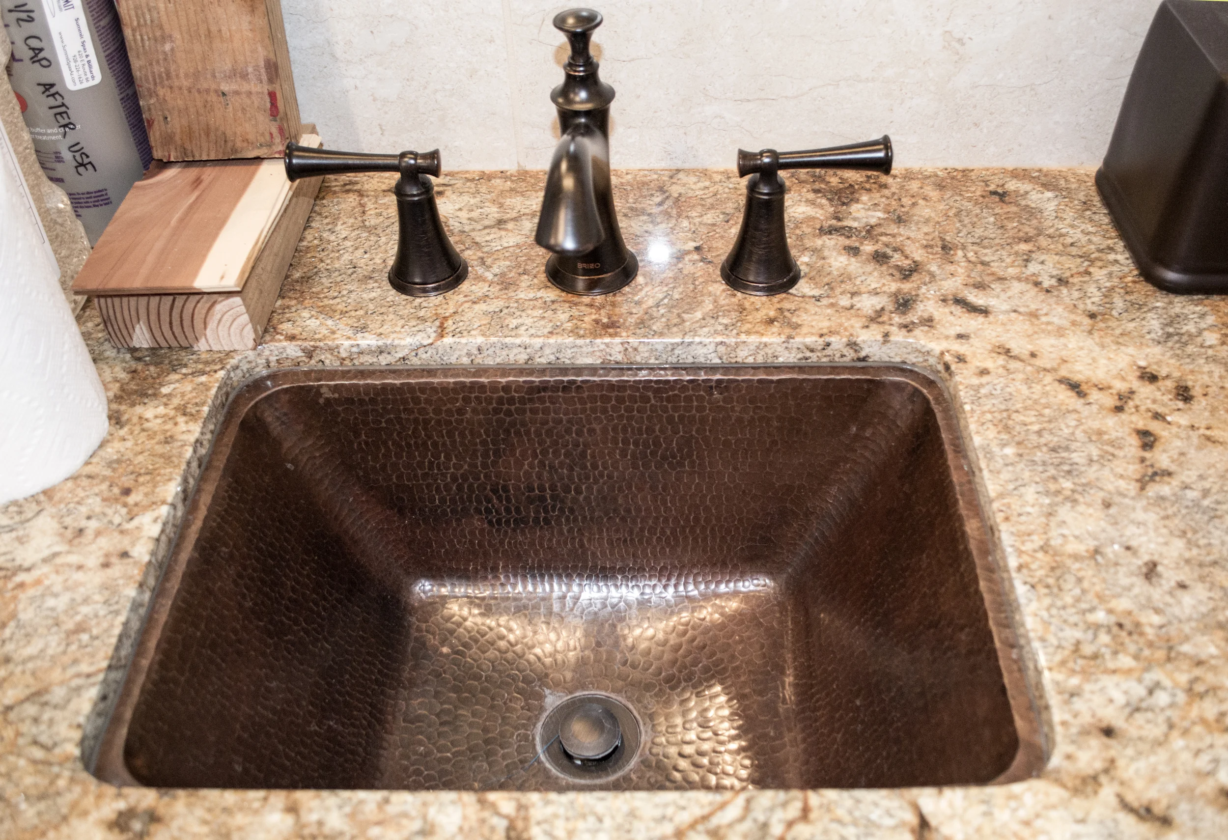 Completed custom kitchen in a residential home near Flagstaff, Arizona.