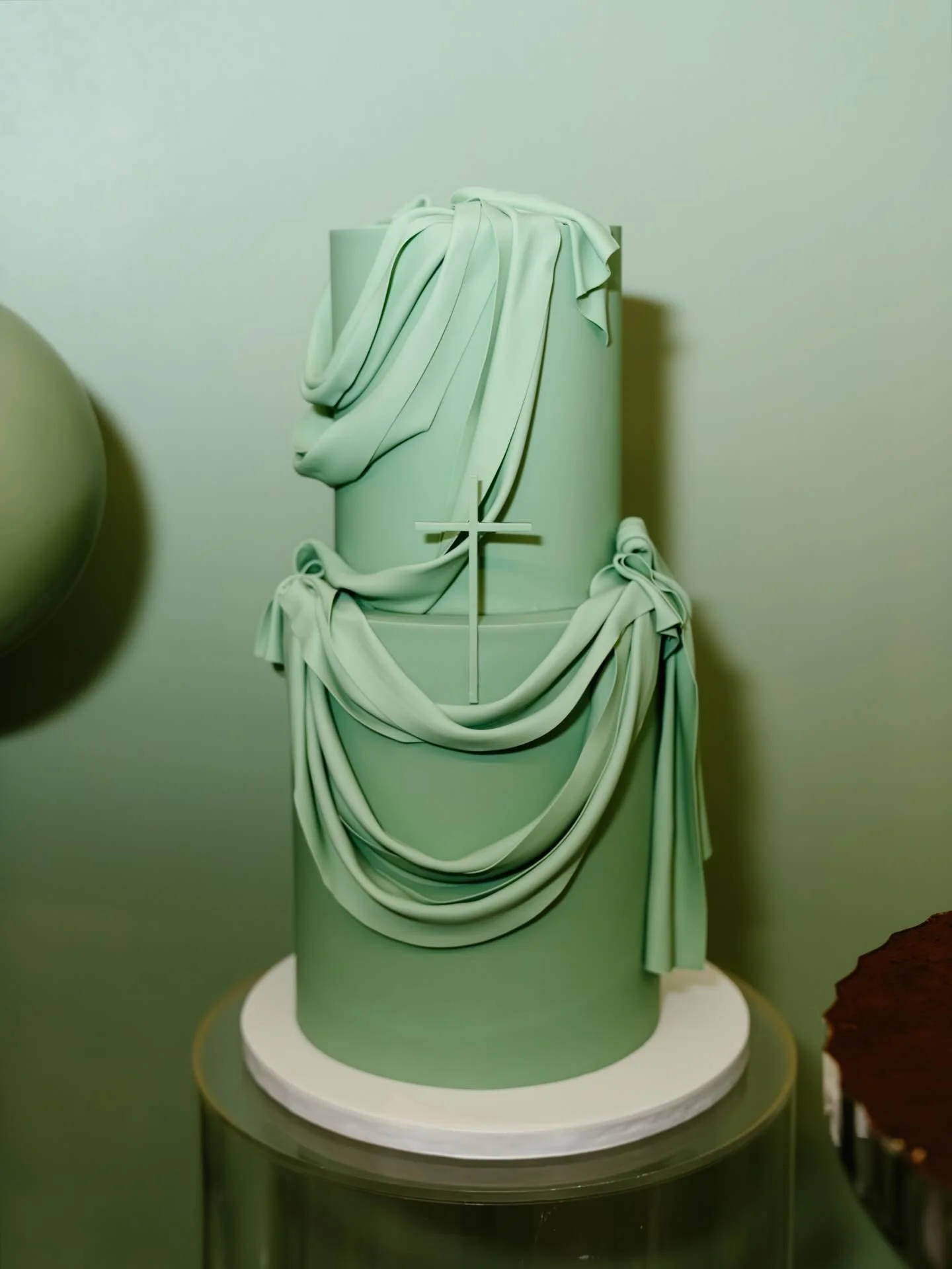 A green moment for Nicolas on his Christening 💚