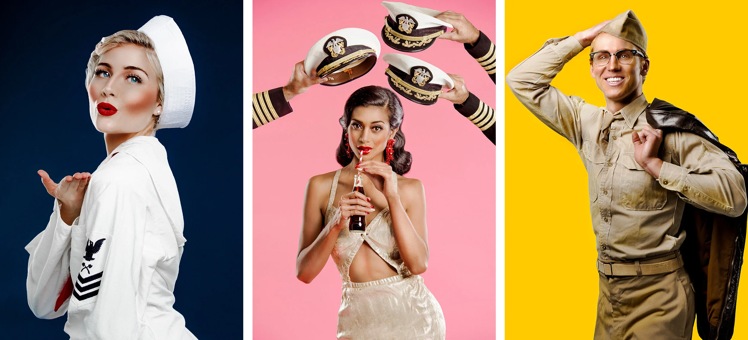 Carnivale Stars & Stripes Pin Up Photos