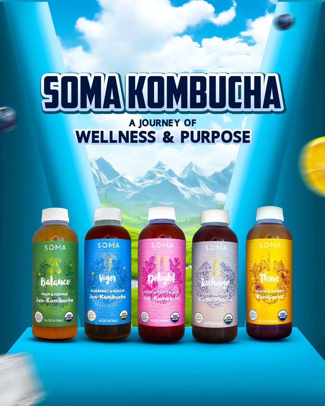 SOMA Kombucha: A Journey of Wellness &amp; Purpose 

From a small yoga studio in Portland to spreading wellness across the globe, SOMA has always been about more than just kombucha. 💚

💫Our Story &ndash; Born out of community and connection.
🌍Our 