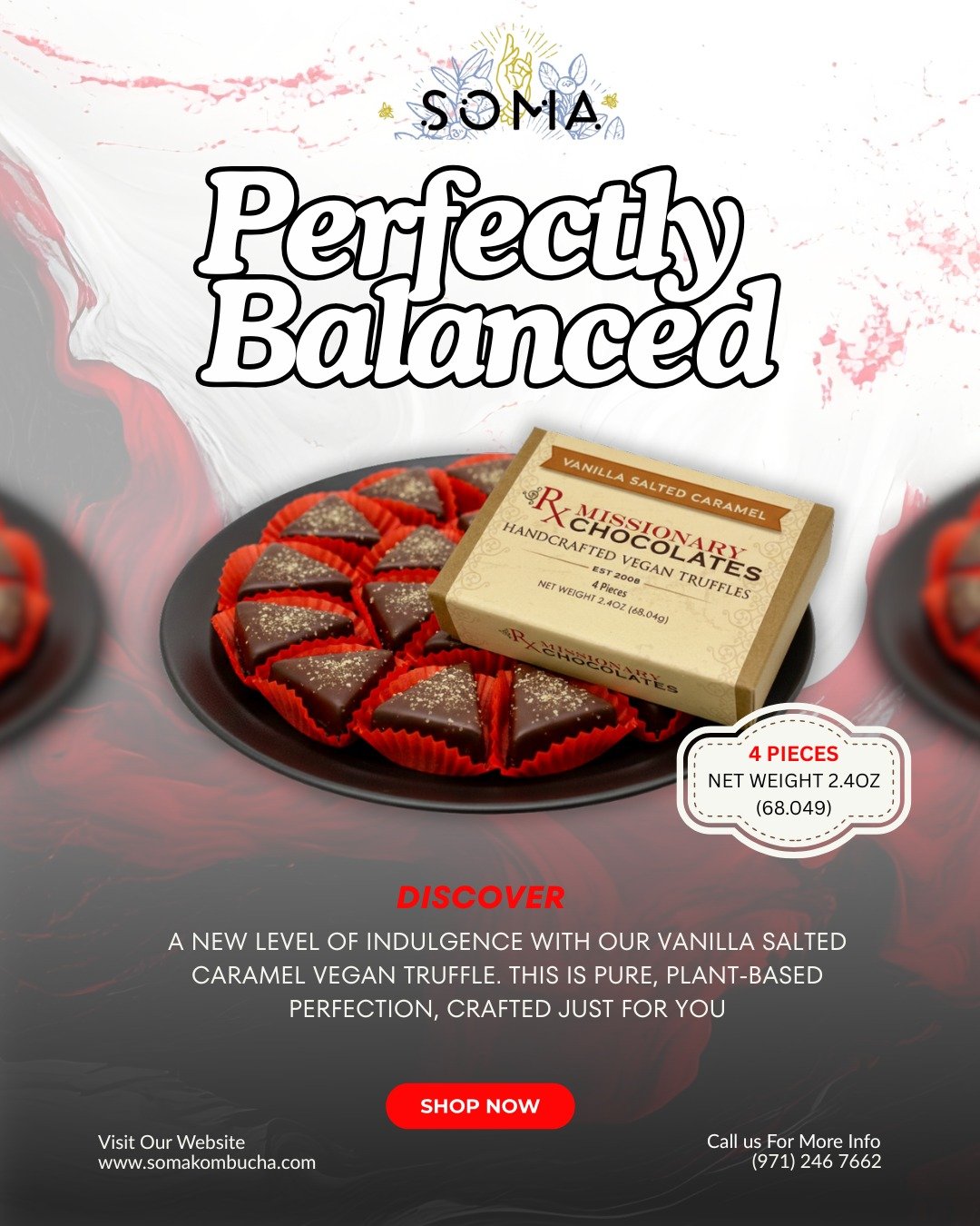 Sweet, salty, and everything in between. This is what perfection tastes like. ✨

Discover a new level of indulgence with our Missionary Chocolates Vanilla Salted Caramel Vegan Truffles. Each piece is handcrafted with care to create the perfect balanc