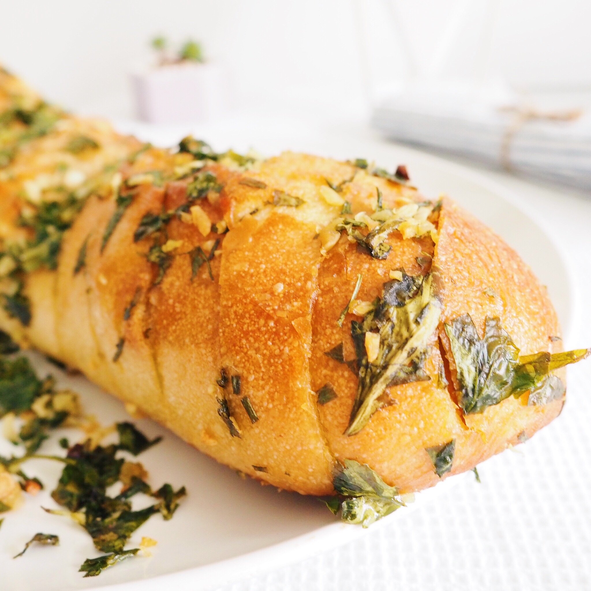 vegan herb garlic bread