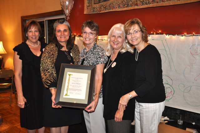 NCG 30th Anniversary. Lynn Noga, Rose Wathen, Joyce Skaggs, Valerie Cypress and Vicki Brant.