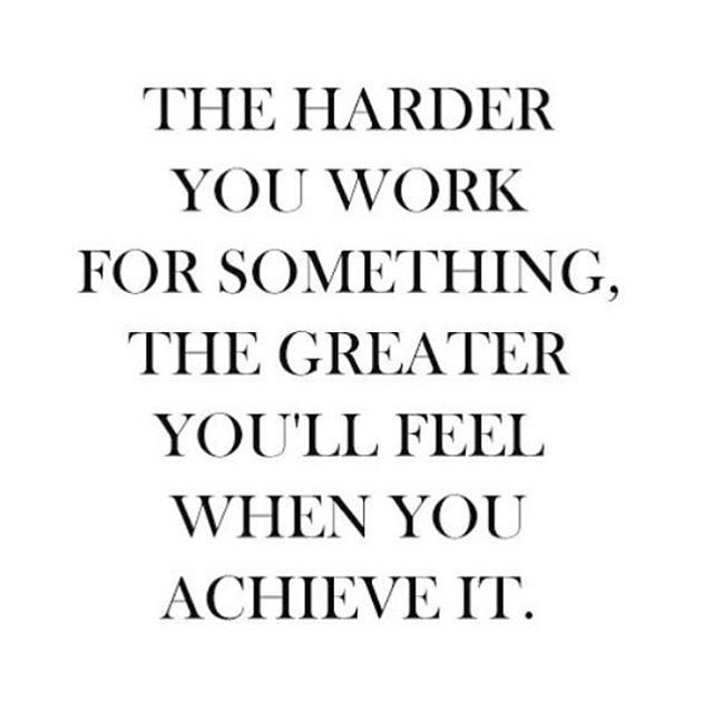 Work HARD at your goals, and you&rsquo;ll be surprised how much better it feels when it&rsquo;s accomplished! Speak it into existence! What&rsquo;s a really tough goal you&rsquo;ve just accomplished? 💚