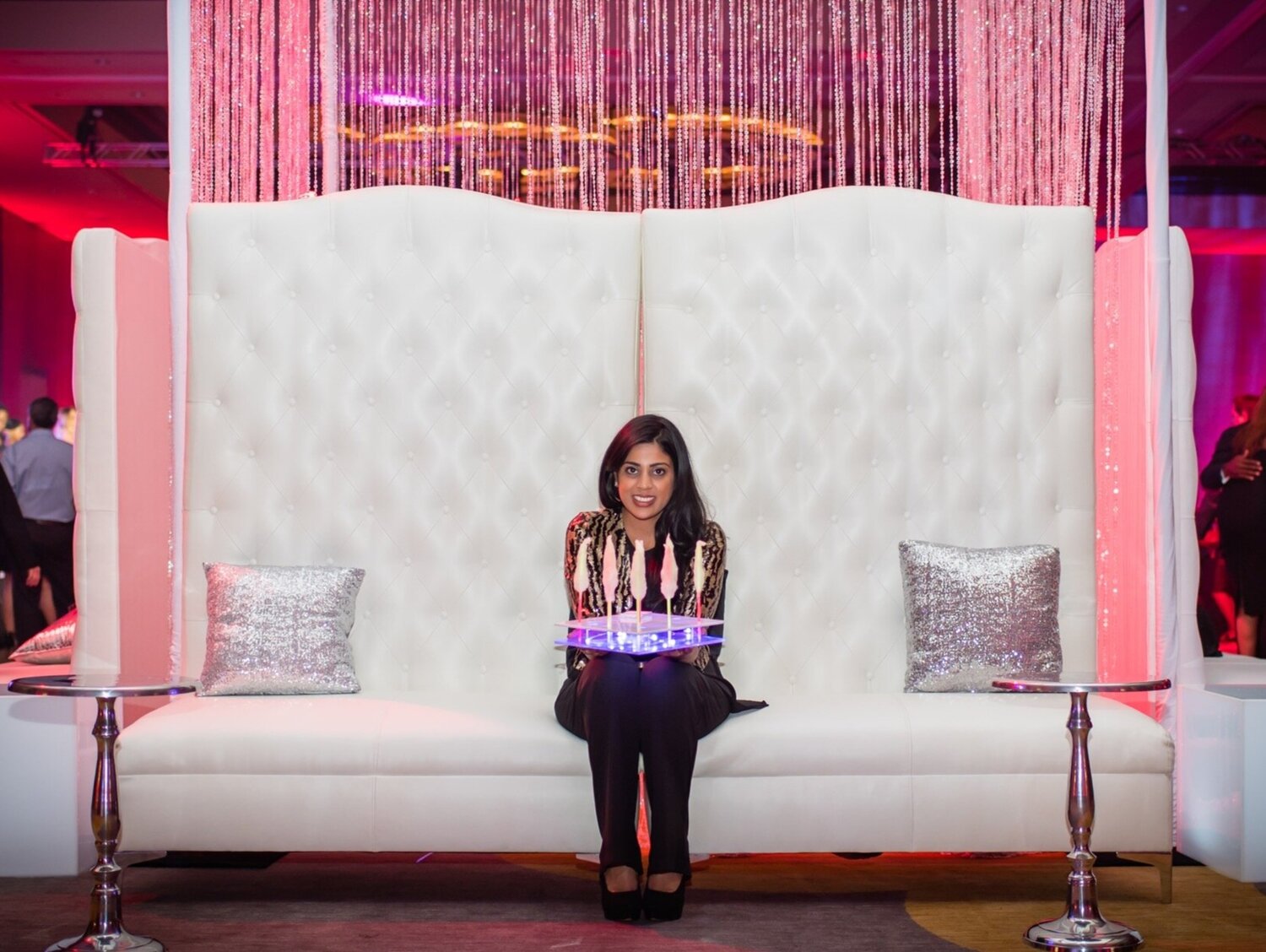 Yasmeen Tadia, creator of the Fluffpop, knows that to be life of the party you have bring Fluffpops!