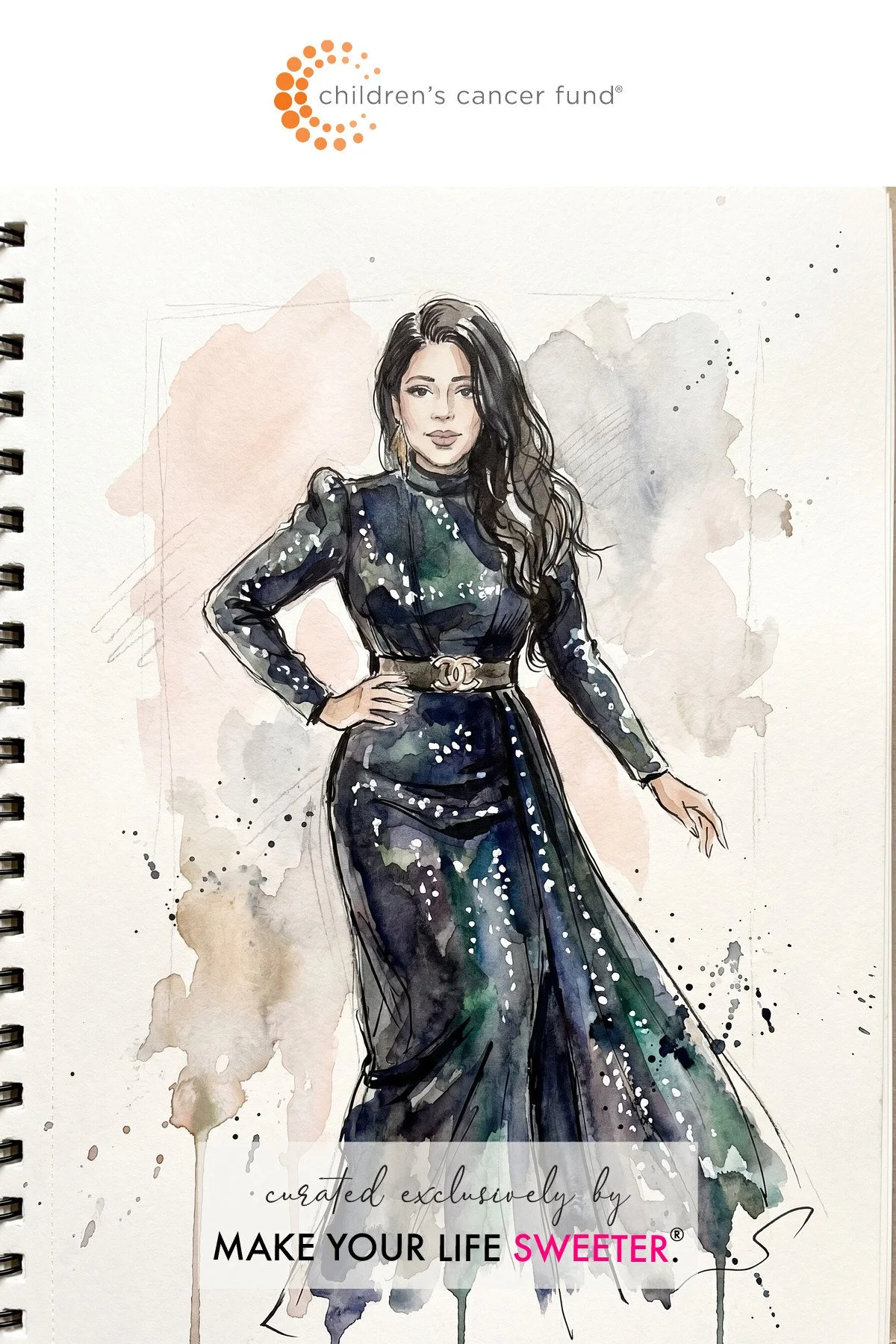 MAKE YOUR LIFE SWEETER - ZIYĀ AI Watercolor Portrait Experience  - CHILDRENS CANCER FUND MODEL - 1776468288_15.jpg