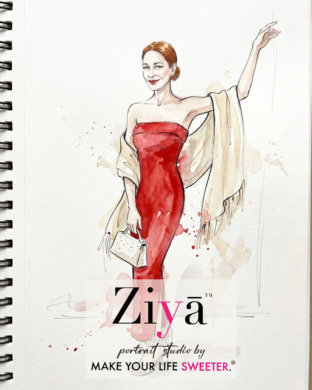MAKE YOUR LIFE SWEETER - ZIYA AI Watercolor Portrait Experience - THE KNOT GALA - 1780354670_19.jpg