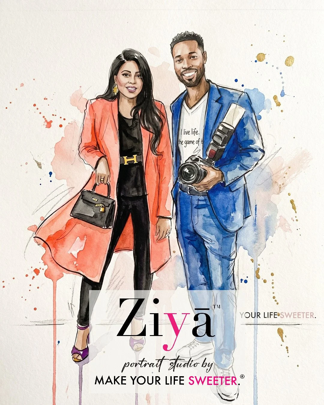MAKE YOUR LIFE SWEETER - ZIYA AI Watercolor Portrait Experience - THE KNOT GALA - 1780354817_22.jpg