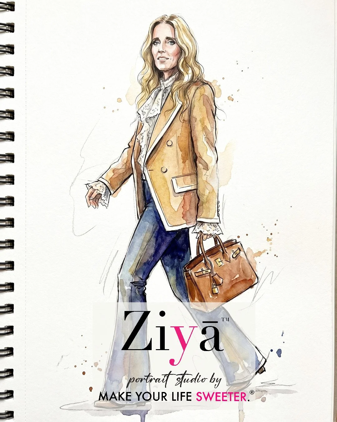 MAKE YOUR LIFE SWEETER - ZIYA AI Watercolor Portrait Experience - THE KNOT GALA - 1780355992_35.jpg