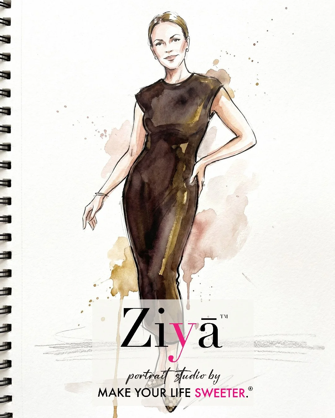 MAKE YOUR LIFE SWEETER - ZIYA AI Watercolor Portrait Experience - THE KNOT GALA - 1780356279_38.jpg