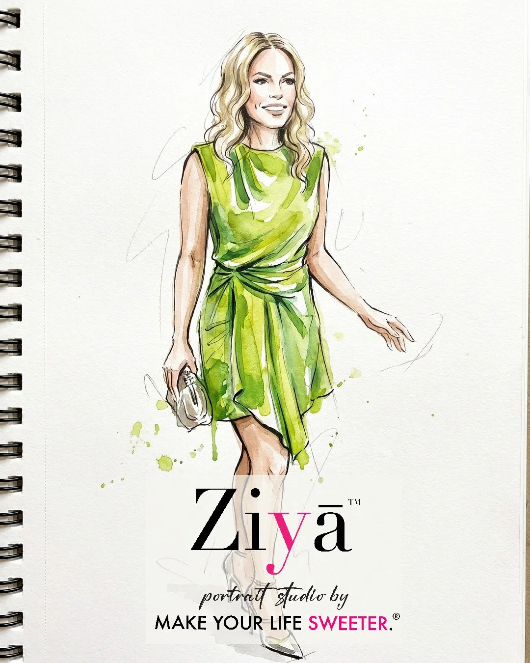 MAKE YOUR LIFE SWEETER - ZIYA AI Watercolor Portrait Experience - THE KNOT GALA - 1780356376_41.jpg