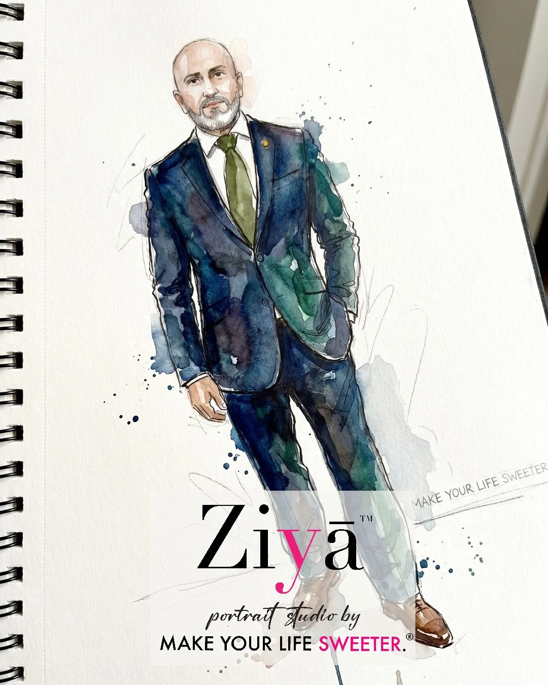MAKE YOUR LIFE SWEETER - ZIYA AI Watercolor Portrait Experience - THE KNOT GALA - 1780358507_66.jpg