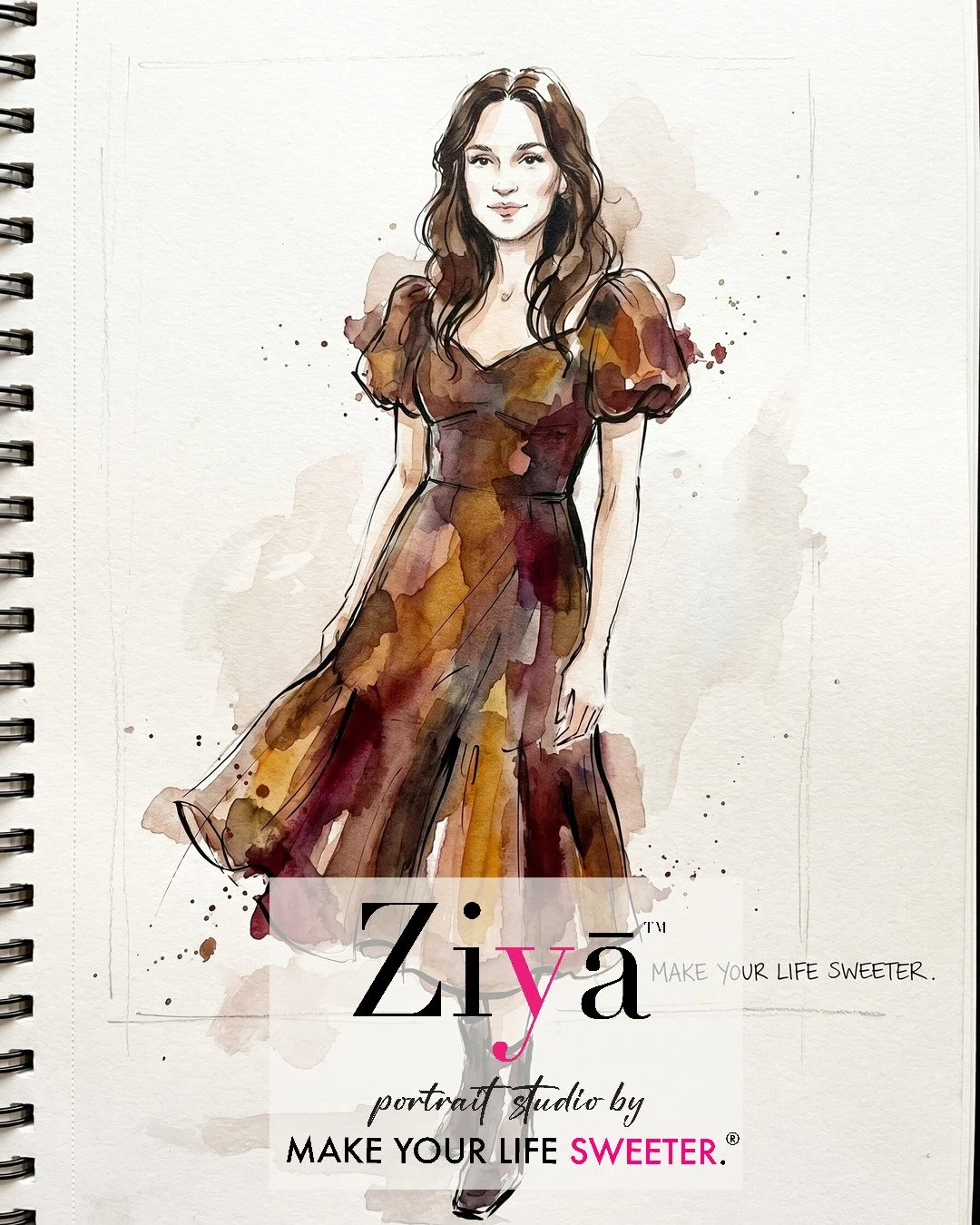 MAKE YOUR LIFE SWEETER - ZIYA AI Watercolor Portrait Experience - THE KNOT GALA - 1780358532_67.jpg