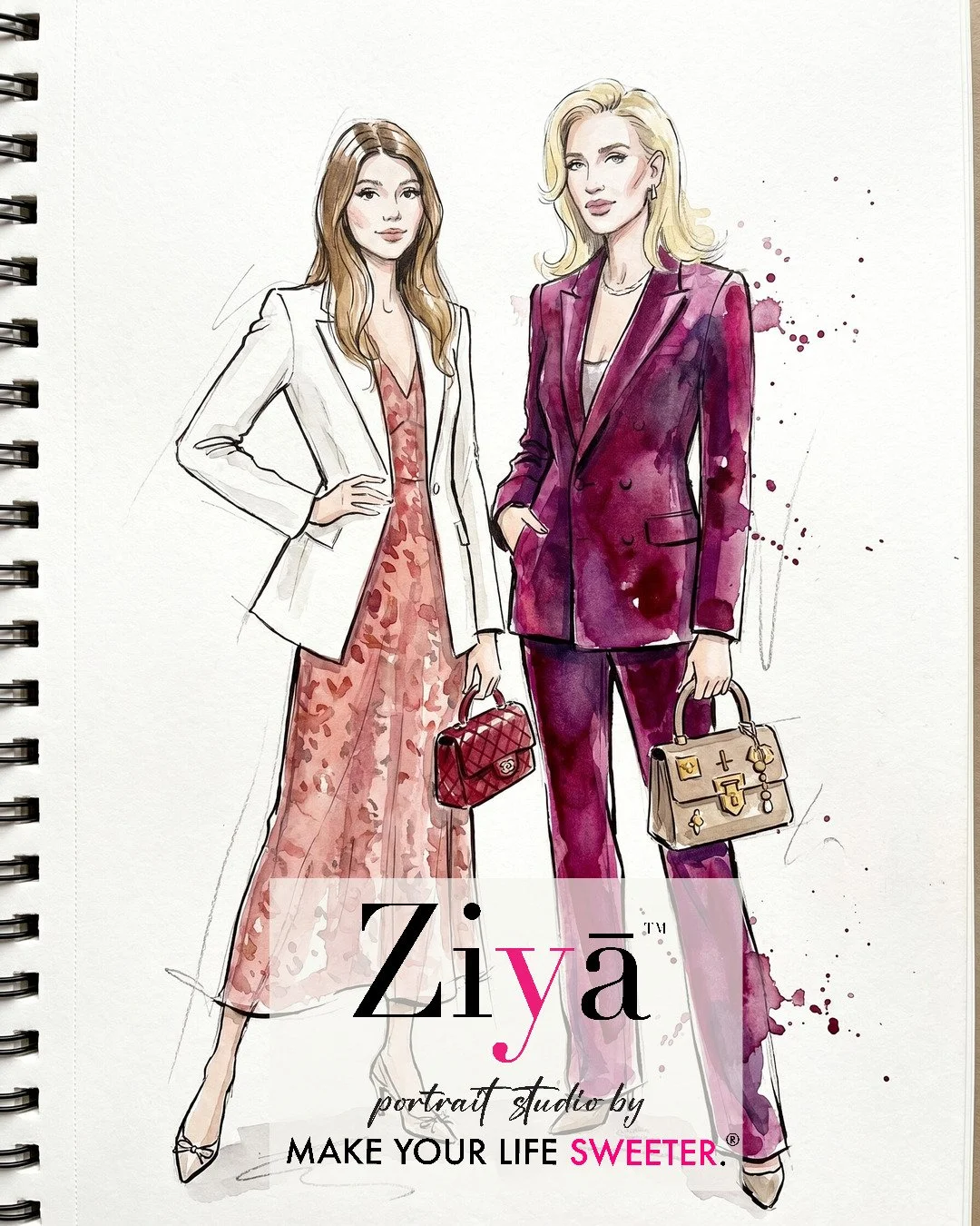 MAKE YOUR LIFE SWEETER - ZIYA AI Watercolor Portrait Experience - THE KNOT GALA - 1780361251_106.jpg