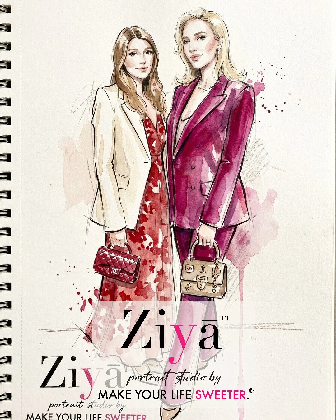 MAKE YOUR LIFE SWEETER - ZIYA AI Watercolor Portrait Experience - THE KNOT GALA - 1780361326_108.jpg