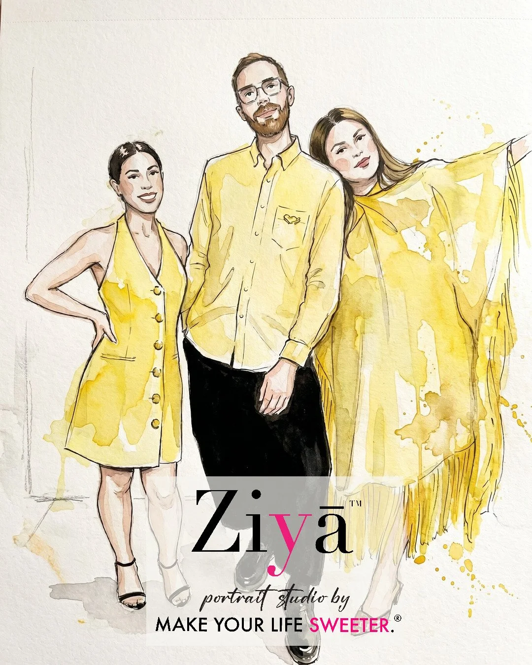 MAKE YOUR LIFE SWEETER - ZIYA AI Watercolor Portrait Experience - THE KNOT GALA - 1780361767_114.jpg