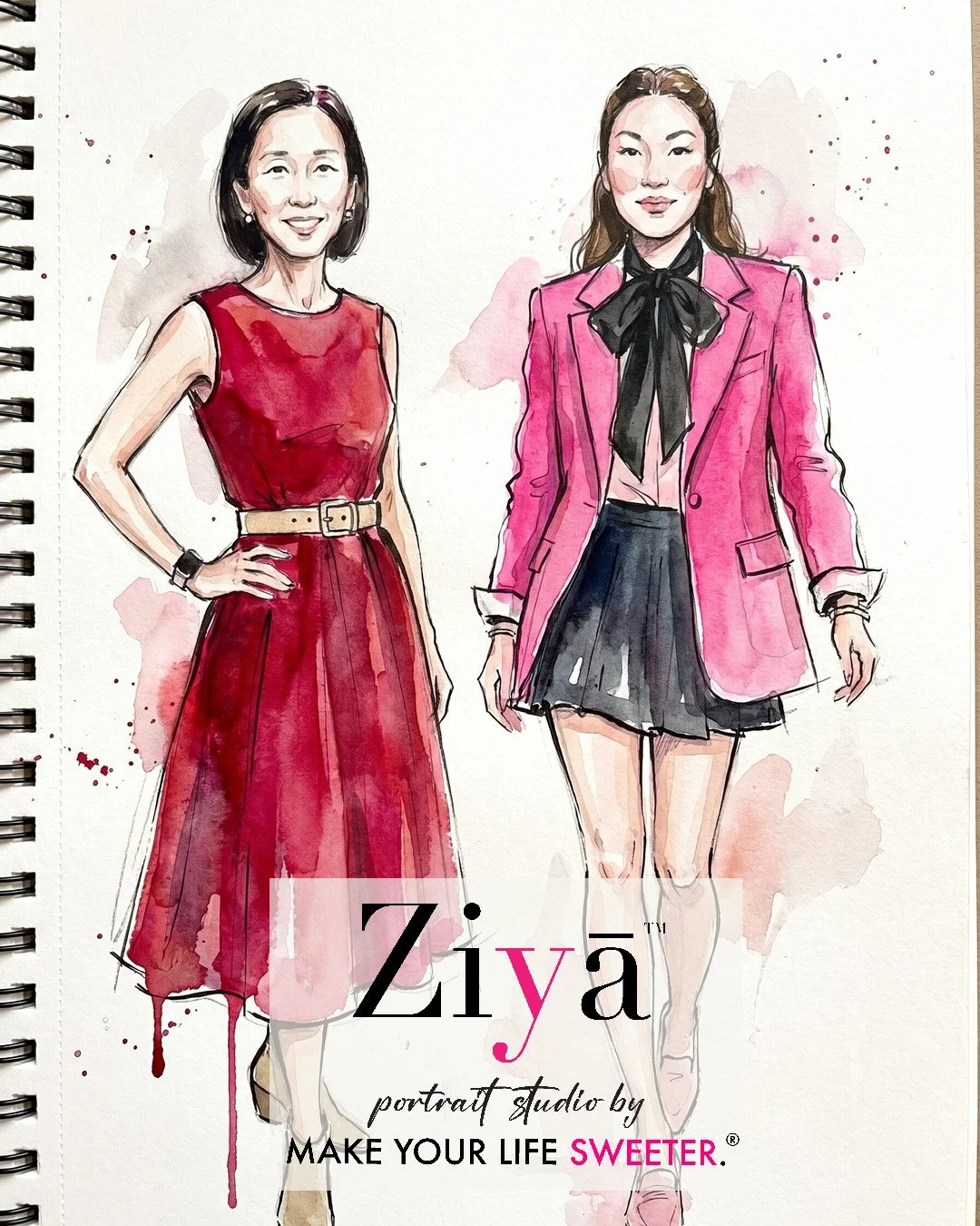 MAKE YOUR LIFE SWEETER - ZIYA AI Watercolor Portrait Experience - THE KNOT GALA - 1780361851_116.jpg