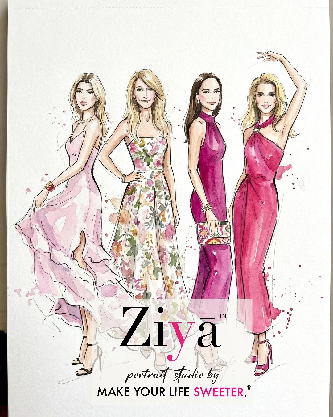 MAKE YOUR LIFE SWEETER - ZIYA AI Watercolor Portrait Experience - THE KNOT GALA - 1780362719_132.jpg