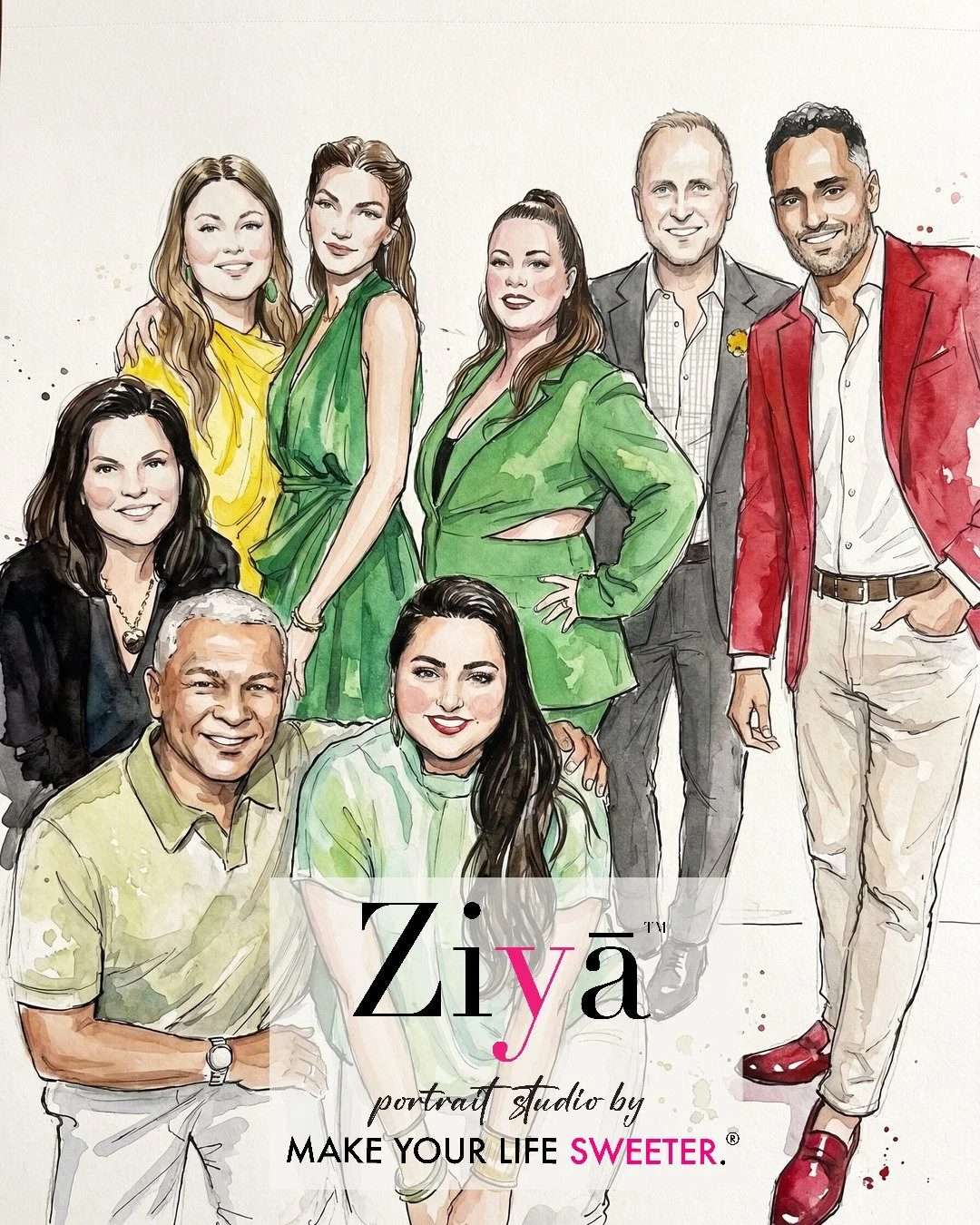 MAKE YOUR LIFE SWEETER - ZIYA AI Watercolor Portrait Experience - THE KNOT GALA - 1780363434_148.jpg