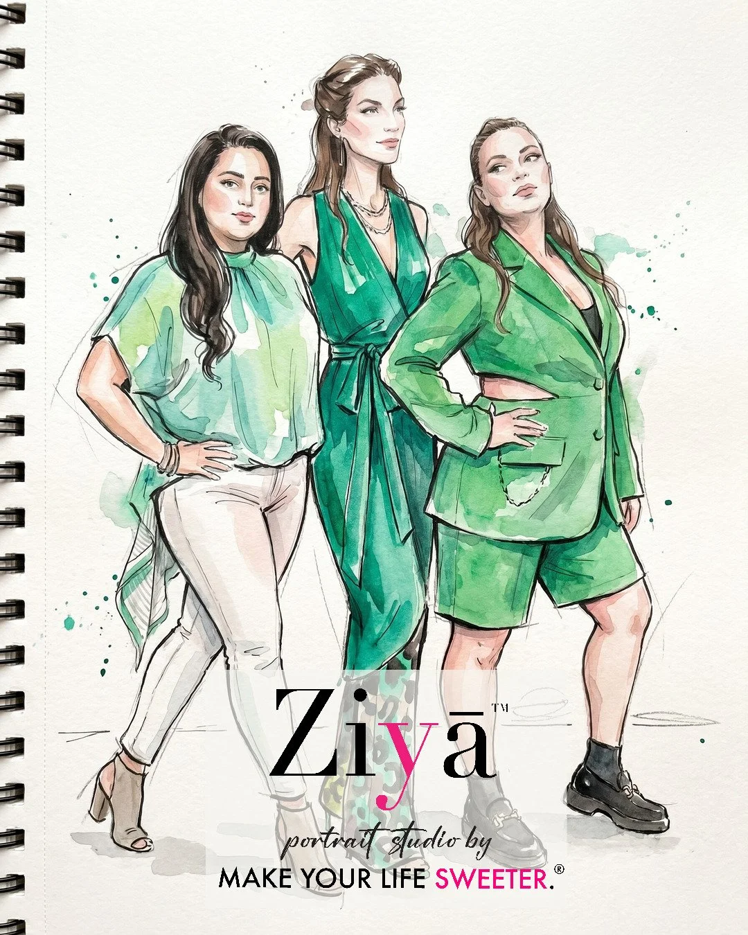 MAKE YOUR LIFE SWEETER - ZIYA AI Watercolor Portrait Experience - THE KNOT GALA - 1780363462_149.jpg