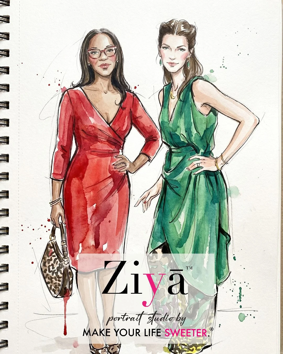 MAKE YOUR LIFE SWEETER - ZIYA AI Watercolor Portrait Experience - THE KNOT GALA - 1780364315_165.jpg