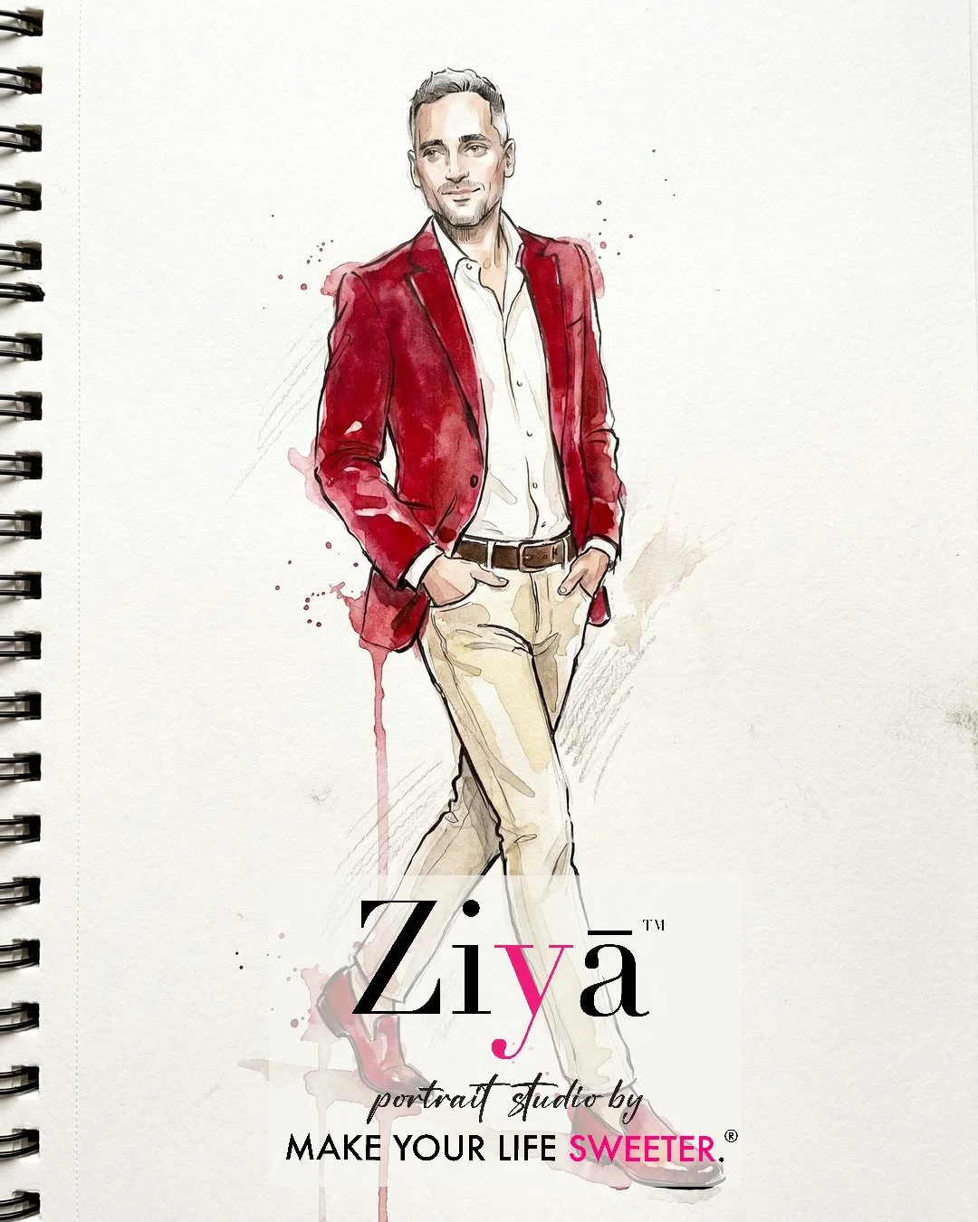 MAKE YOUR LIFE SWEETER - ZIYA AI Watercolor Portrait Experience - THE KNOT GALA - 1780364720_171.jpg