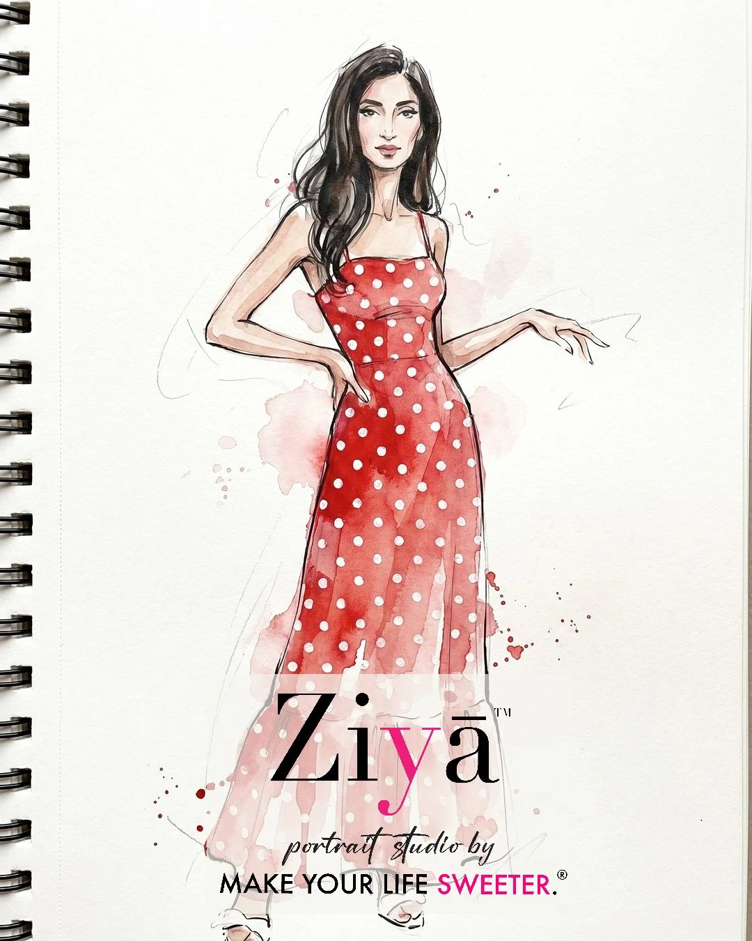 MAKE YOUR LIFE SWEETER - ZIYA AI Watercolor Portrait Experience - THE KNOT GALA - 1780365284_179.jpg