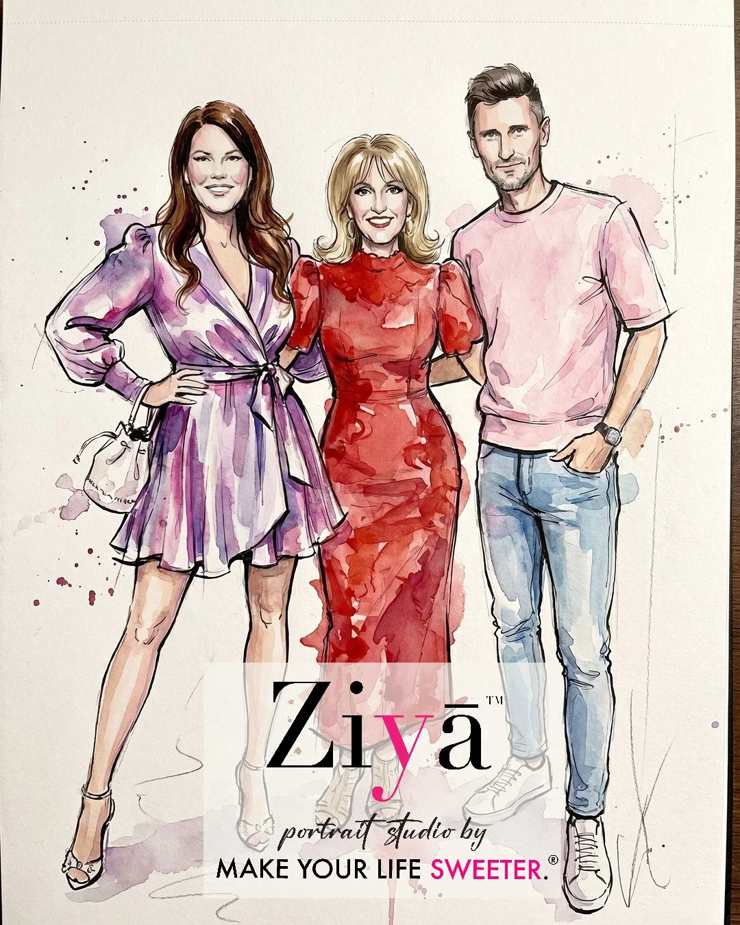 MAKE YOUR LIFE SWEETER - ZIYA AI Watercolor Portrait Experience - THE KNOT GALA - 1780365594_185.jpg